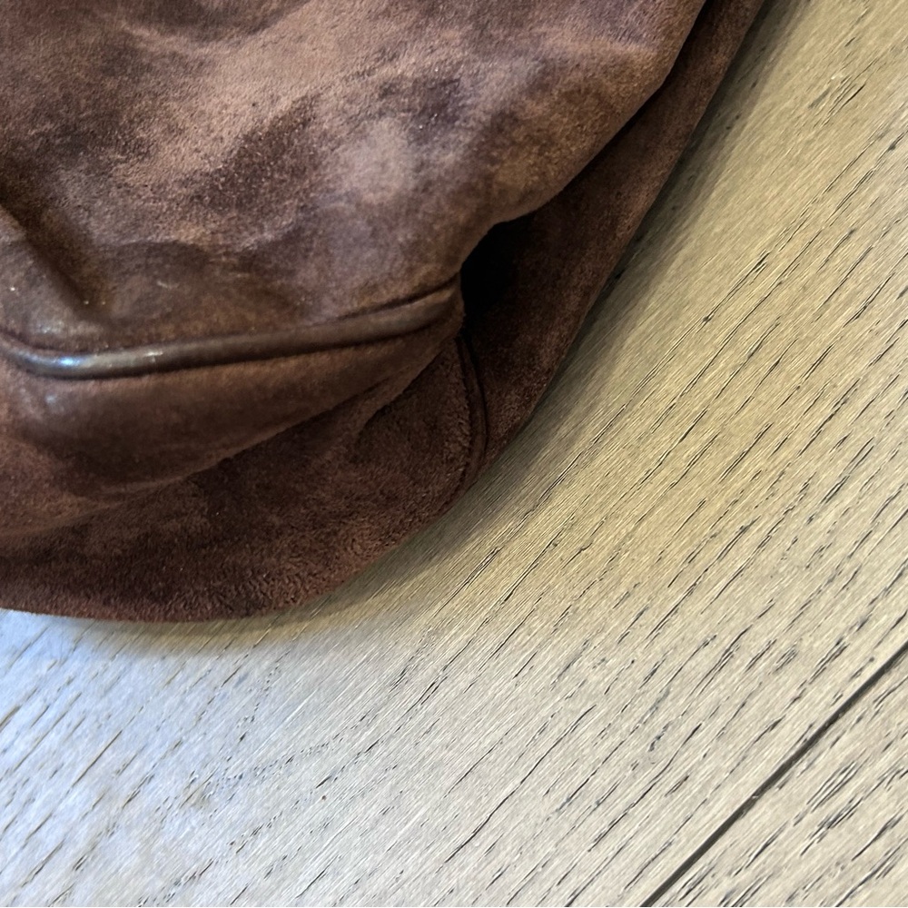 Salvatore Ferragamo Brown Suede bag - Picture 8 of 11